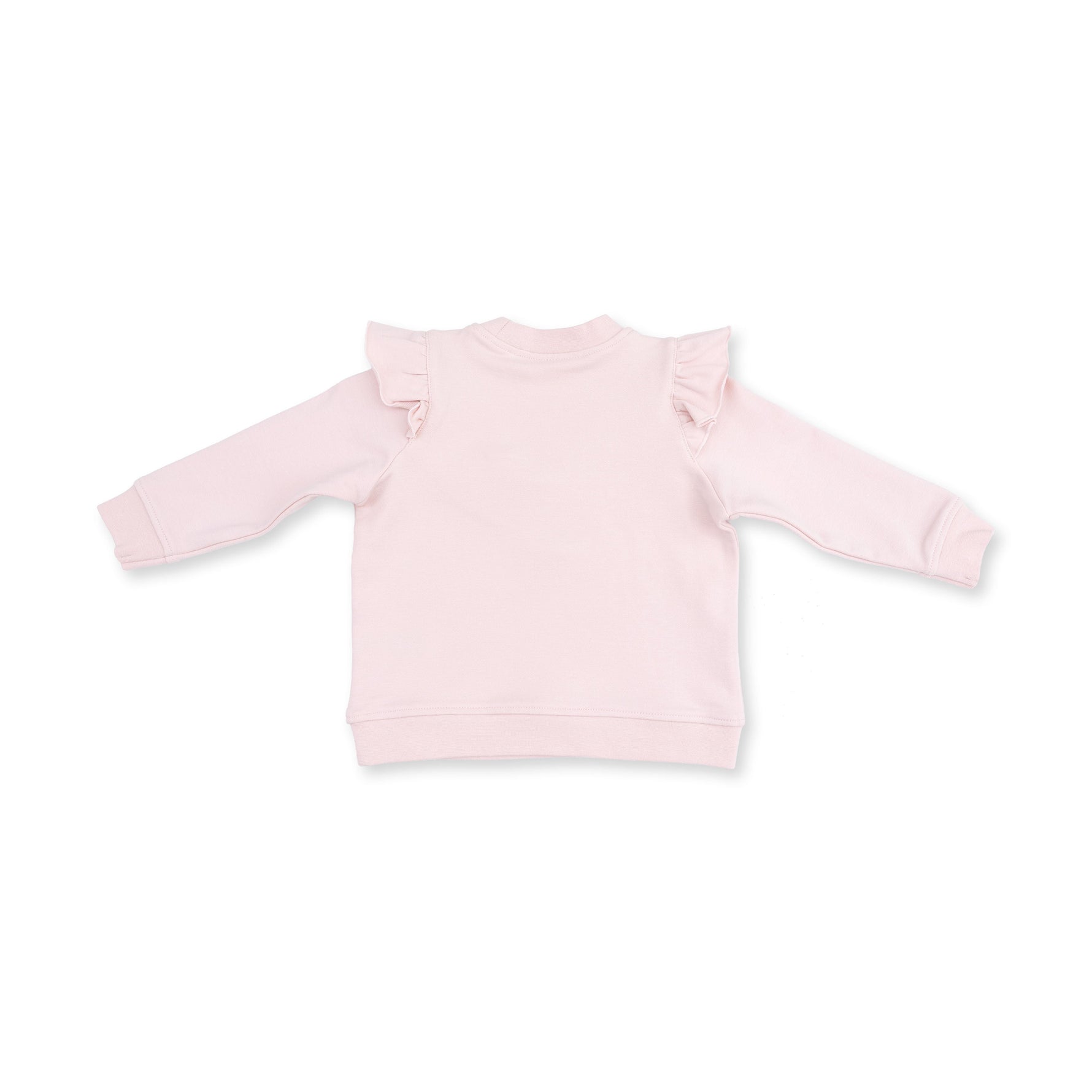 Veiled Pink Bows V-Ruffle Sweatshirt and Legging Set by Angel Dear (view 3 of 5)