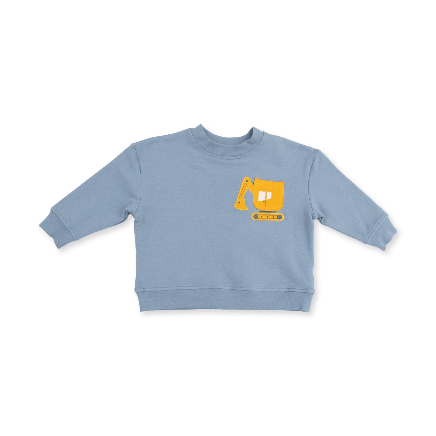 Organic French Terry Drop Sleeve Sweatshirt - Digger by Angel Dear (view 2 of 4)