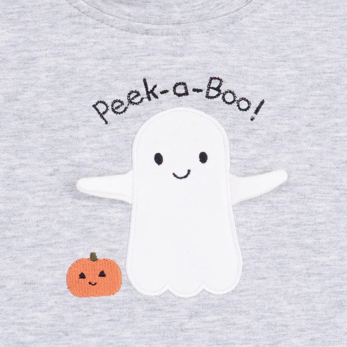 Ghosts - Gray Drop Sleeve Sweatshirt by Angel Dear