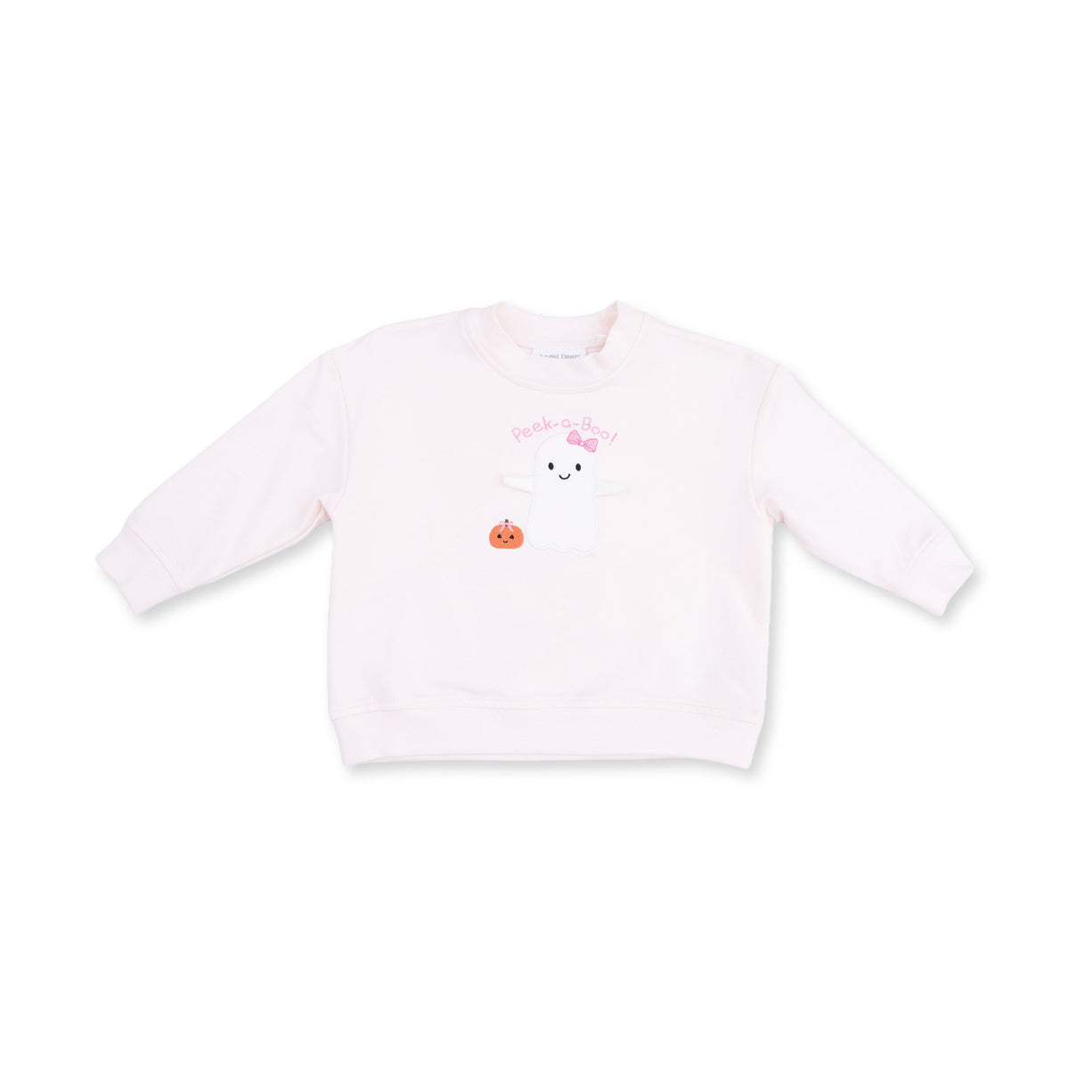 Ghosts - Pink Drop Sleeve Sweatshirt by Angel Dear