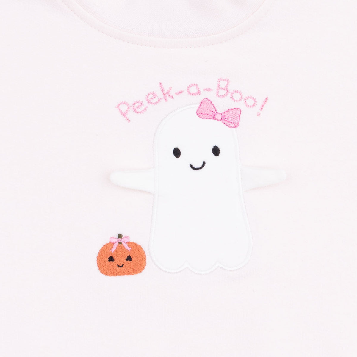 Ghosts - Pink Drop Sleeve Sweatshirt by Angel Dear