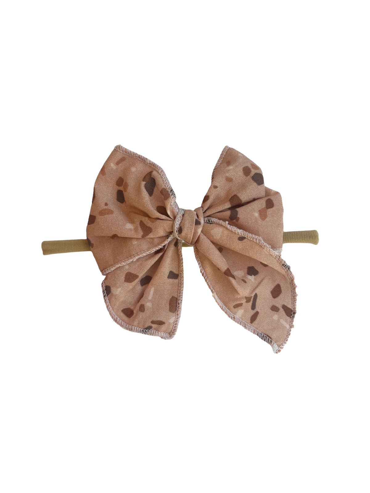 Little Mae & Co sailor bow baby girl nylon headband or hair clip.