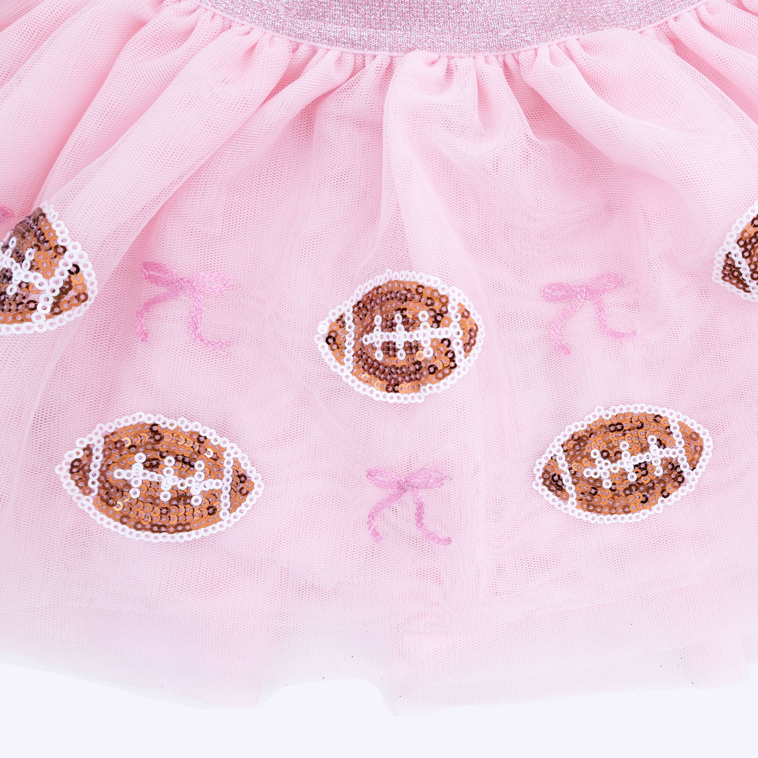 Football Helmets Pink - Tutu Skirt with Bike Shorts