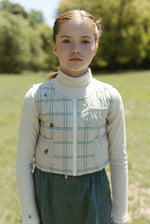 Louise Quilted Vest - Oatmilk by Crew Kids NY (view 5 of 8)
