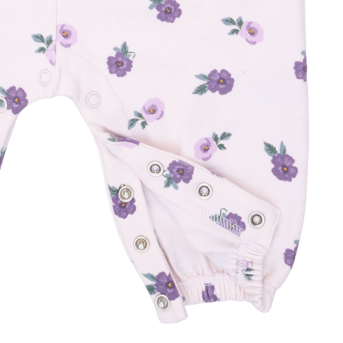 Violetta Floral - Ruffle V-Overalls and Long Sleeve Bodysuit by Angel Dear