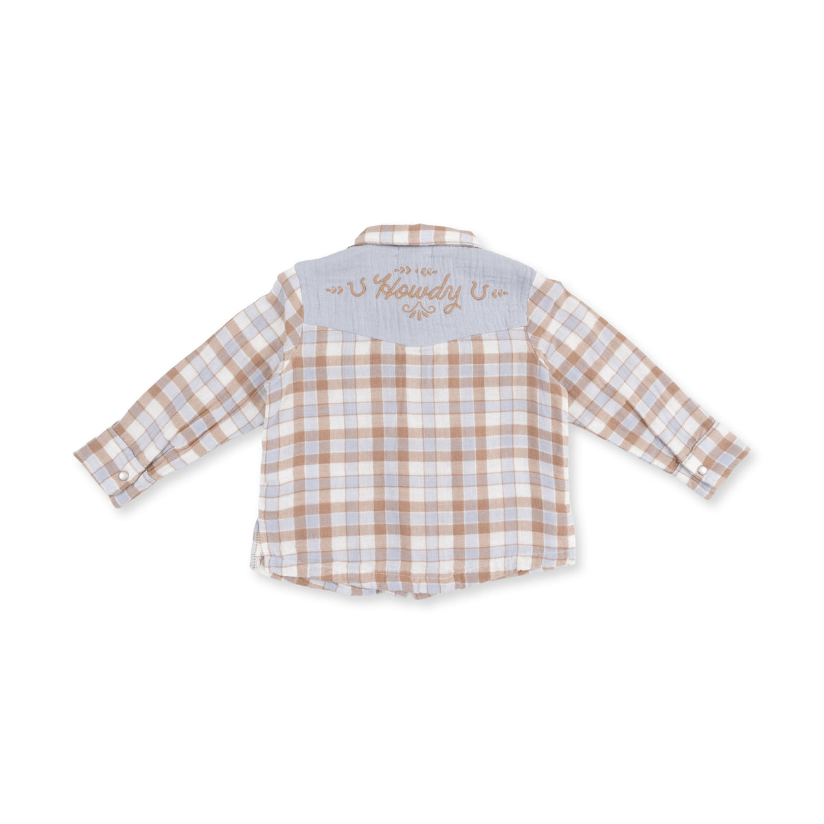 Western Plaid - The Willie Shirt by Angel Dear
