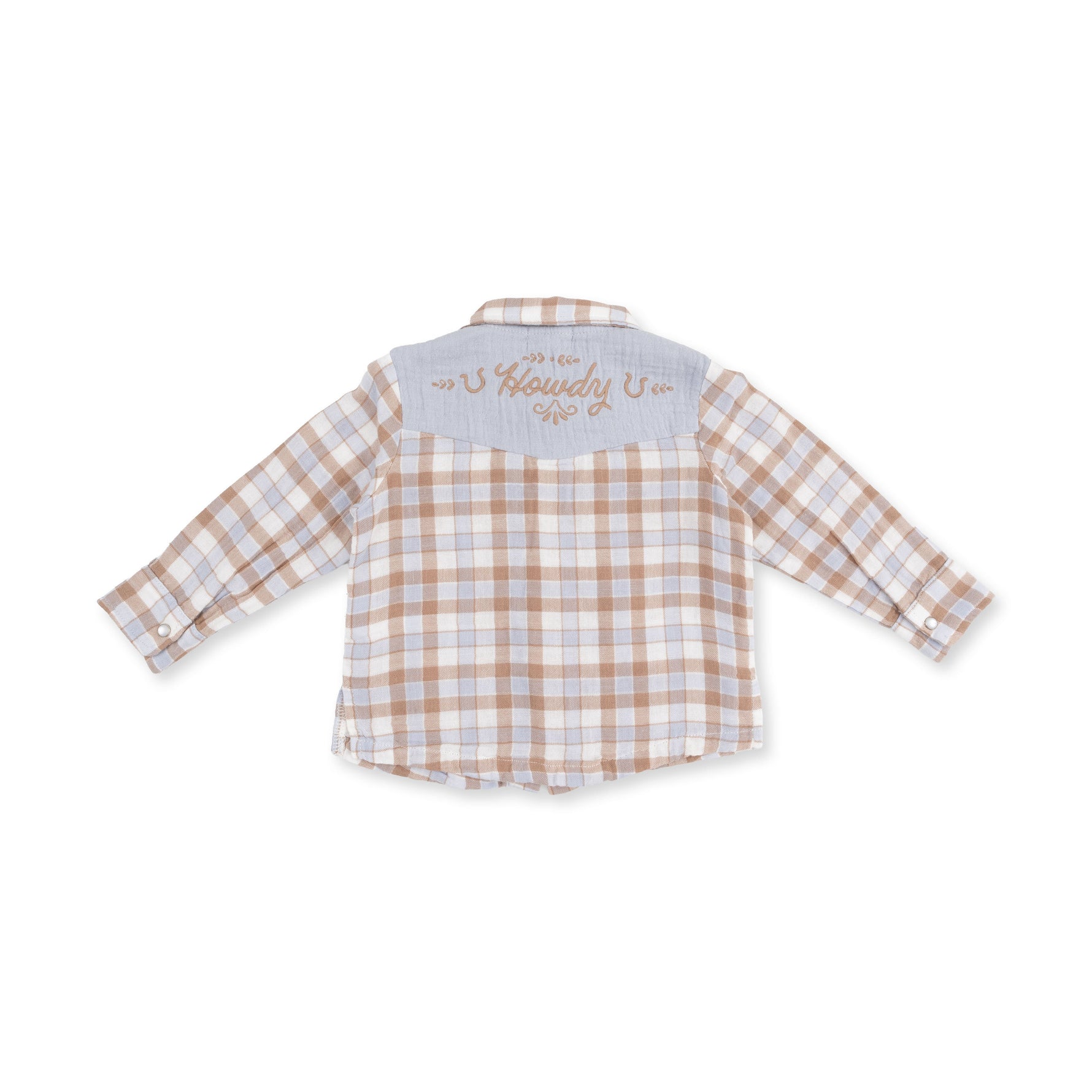 Western Plaid - The Willie Shirt by Angel Dear