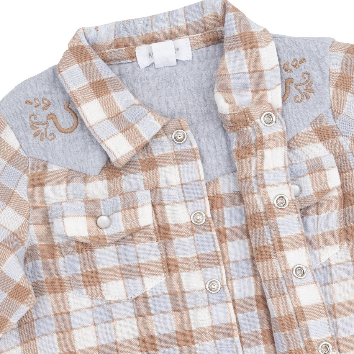 Western Plaid - The Willie Shirt by Angel Dear