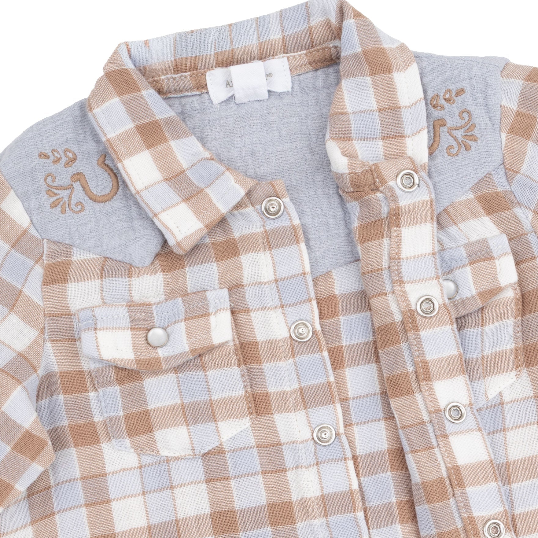 Western Plaid - The Willie Shirt by Angel Dear