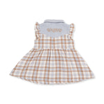 Western Plaid - Western Pearl Snap Dress and Bloomer by Angel Dear