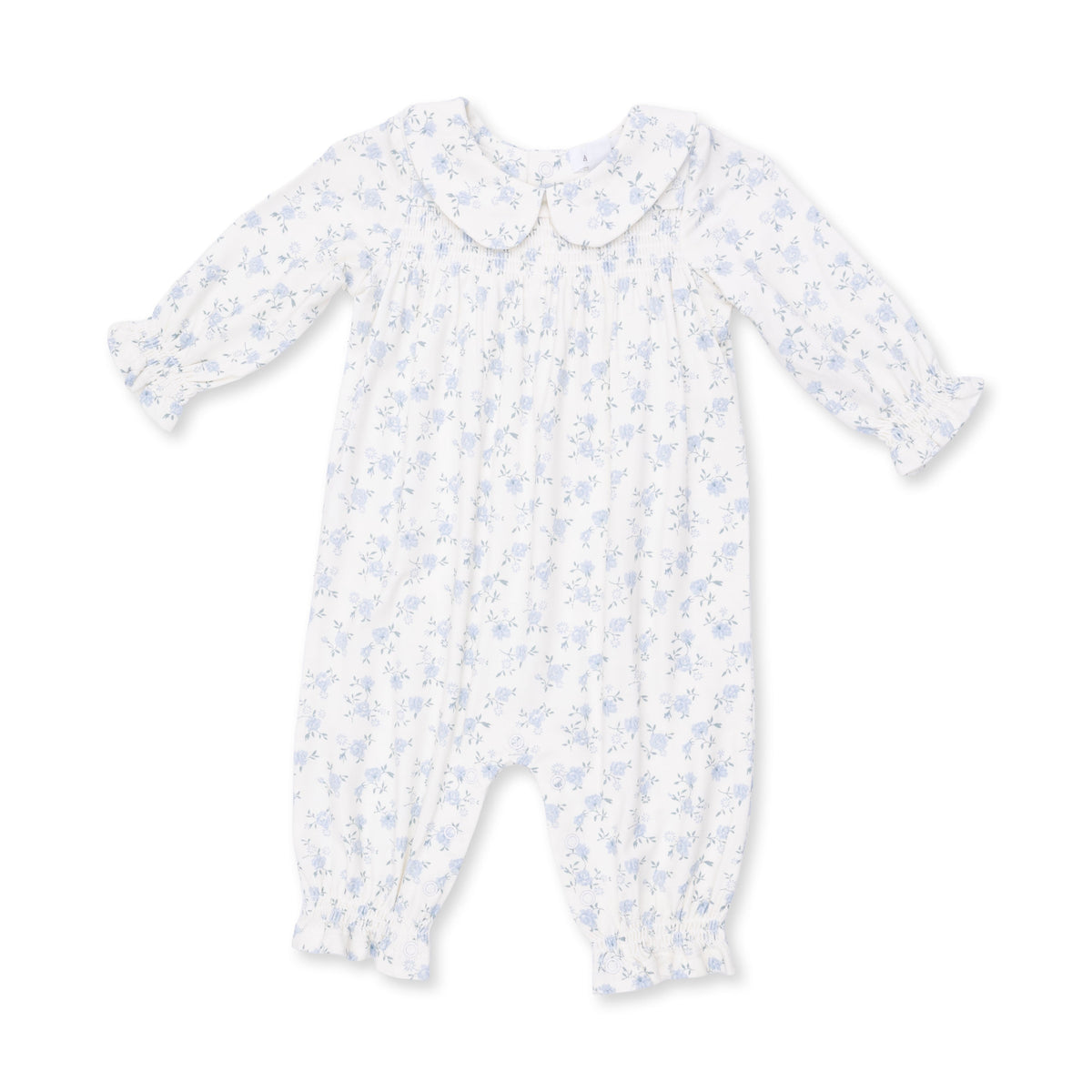 Rose Briar - Smocked Long Sleeve Romper by Angel Dear