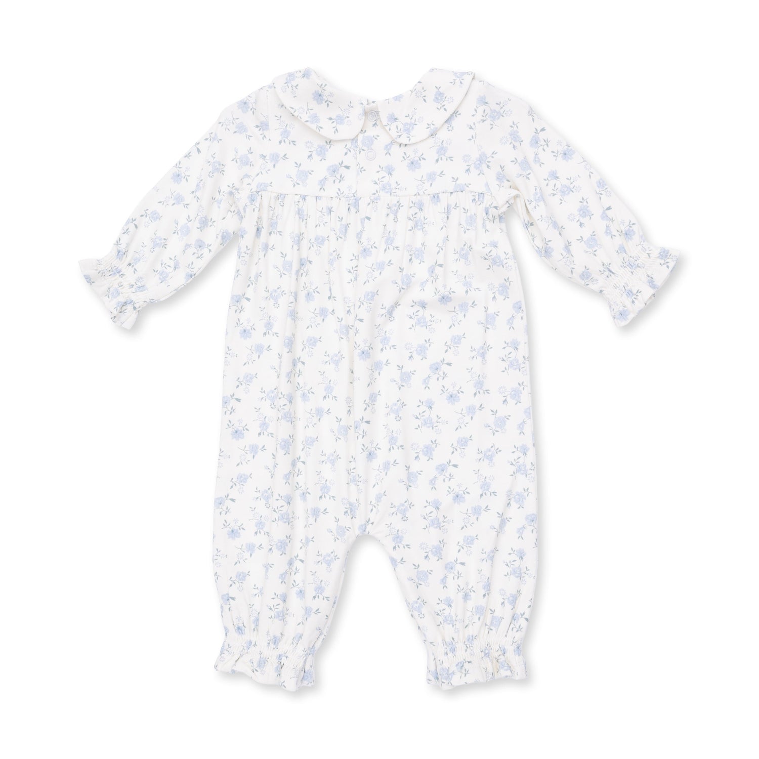 Rose Briar - Smocked Long Sleeve Romper by Angel Dear (view 2 of 4)