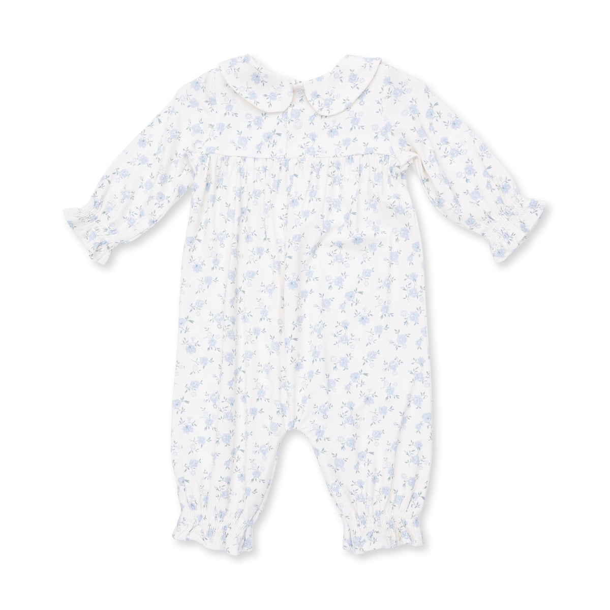 Rose Briar - Smocked Long Sleeve Romper by Angel Dear