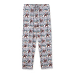 Adult Bamboo Pajama Pants - Cowboy Christmas Western by Tesa Babe