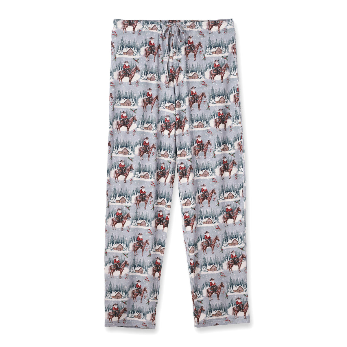 Cowboy Christmas Family Matching Soft Bamboo Pajamas by Tesa Babe