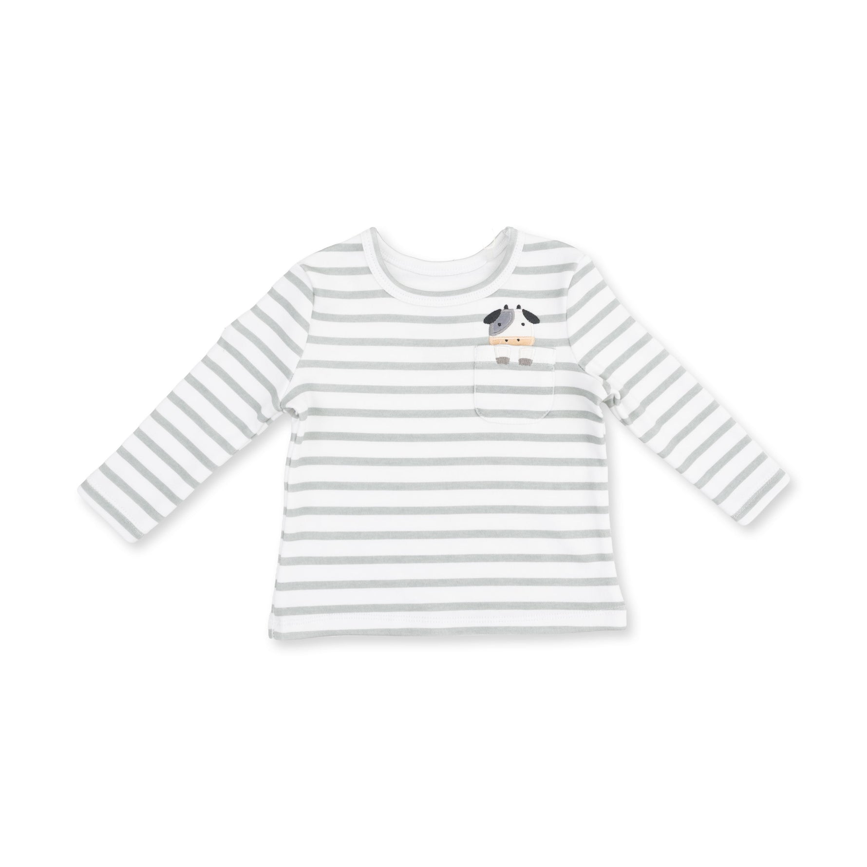 Cows Blue - Long Sleeve Uni Shirt by Angel Dear