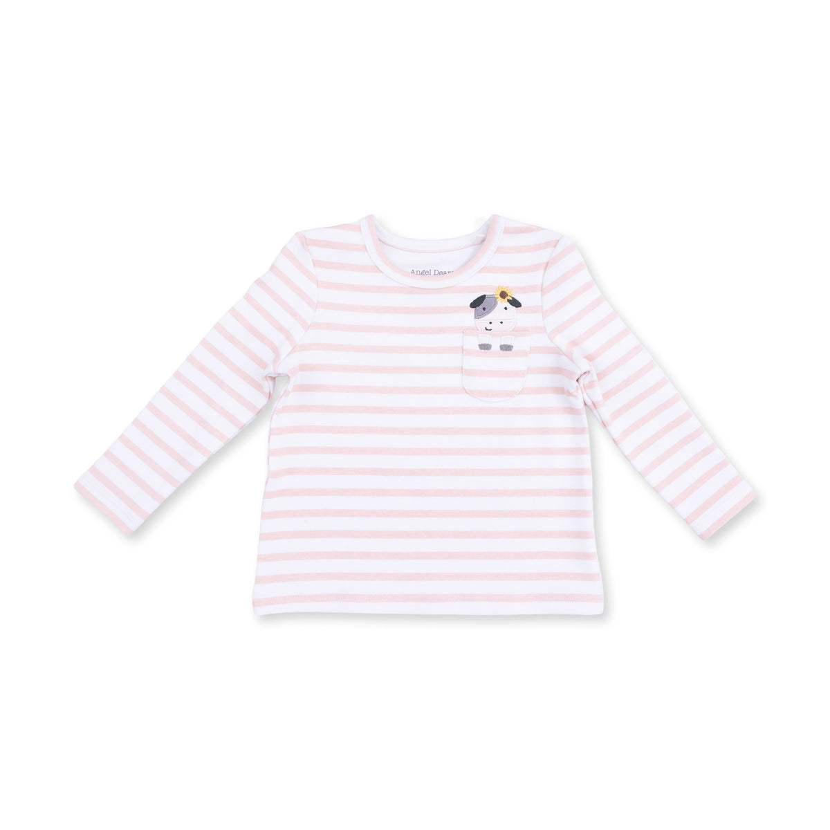 Cows Pink - Long Sleeve Uni Shirt by Angel Dear