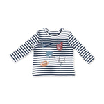 Football Navy - Long Sleeve Uni Shirt by Angel Dear