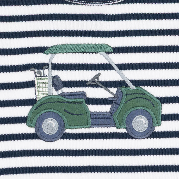 Golf - Long Sleeve Uni Shirt Green Golf Cart by Angel Dear