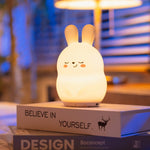 Sleeping Pal cordless bunny night lamp with soothing sounds for babies and kids
