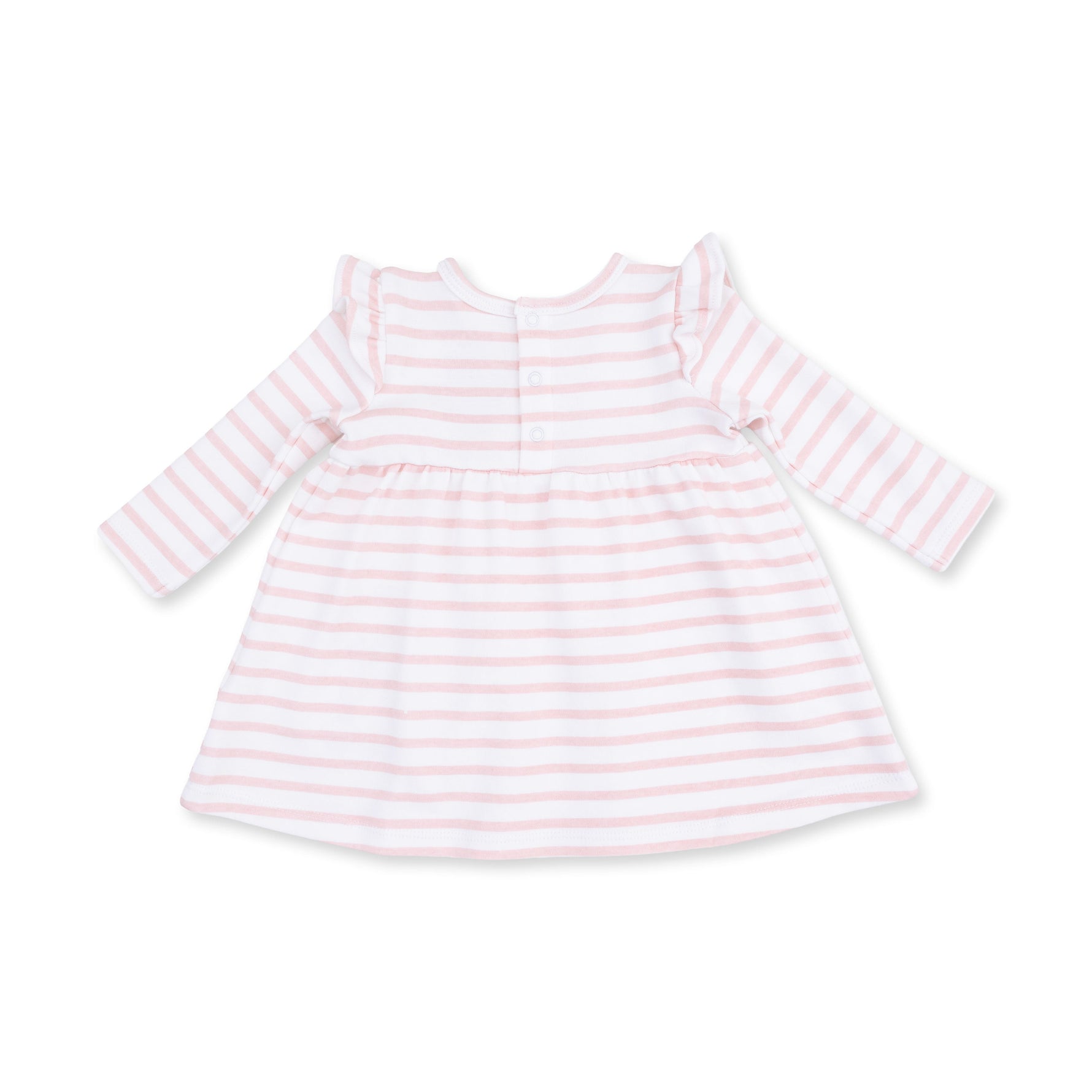 Stripe Puppy - Long Sleeve Dress with Ruffle and Bloomer (2T-4T Dress Only) by Angel Dear