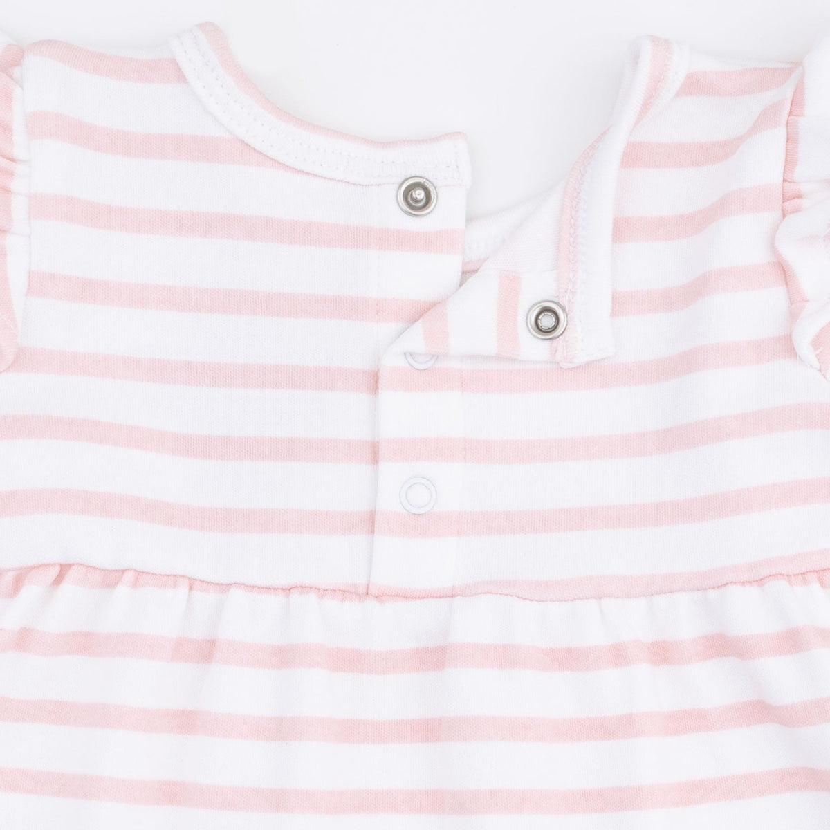 Stripe Puppy - Long Sleeve Dress with Ruffle and Bloomer (2T-4T Dress Only) by Angel Dear