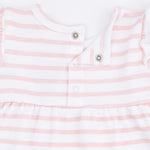 Stripe Puppy - Long Sleeve Dress with Ruffle and Bloomer (2T-4T Dress Only) by Angel Dear