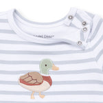 Mama Mallard - Long Sleeve Snap Shoulder Romper by Angel Dear