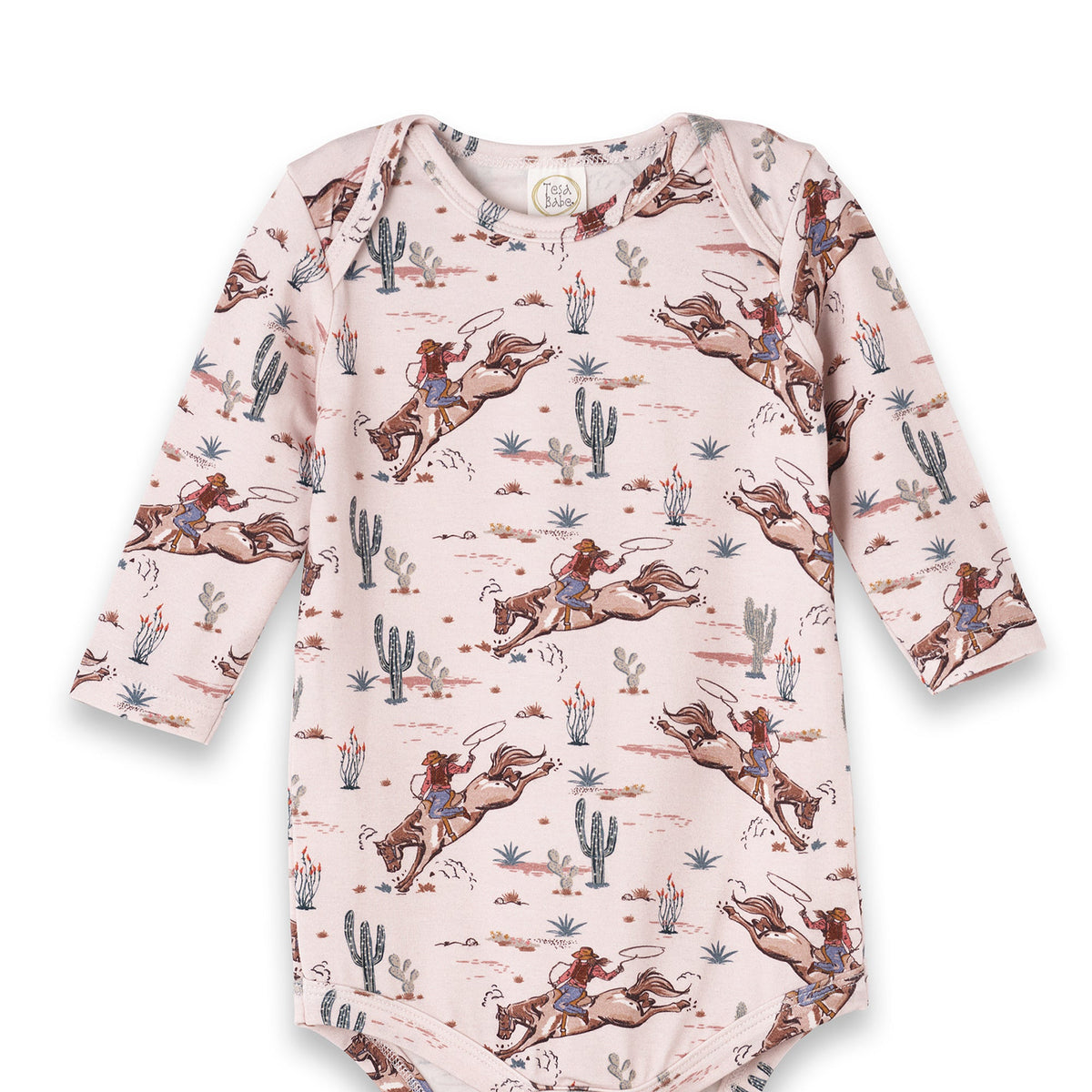 Prairie Princess Baby Girl Western Bamboo Bodysuit by Tesa Babe (view 2 of 3)