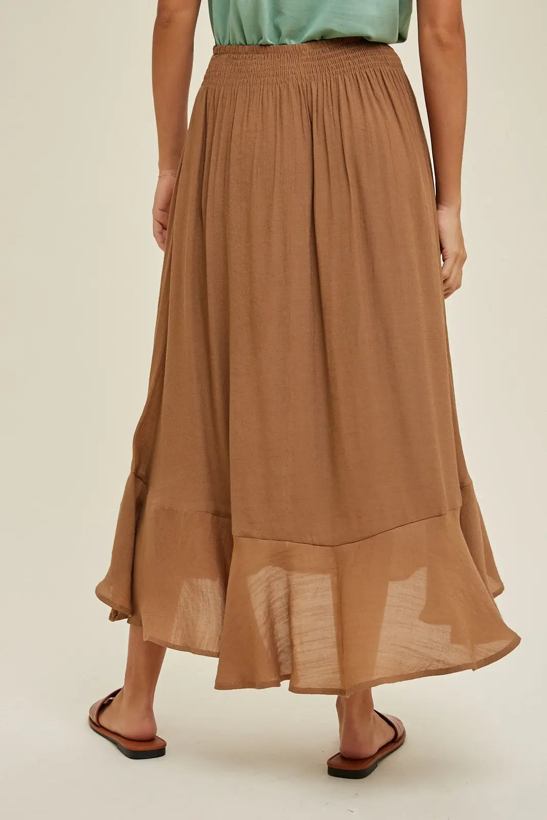 PinkBlush PinkBlush Midi Skirt with Drawstring for Stylish Women - Apparel & Accessories > Clothing > Dresses