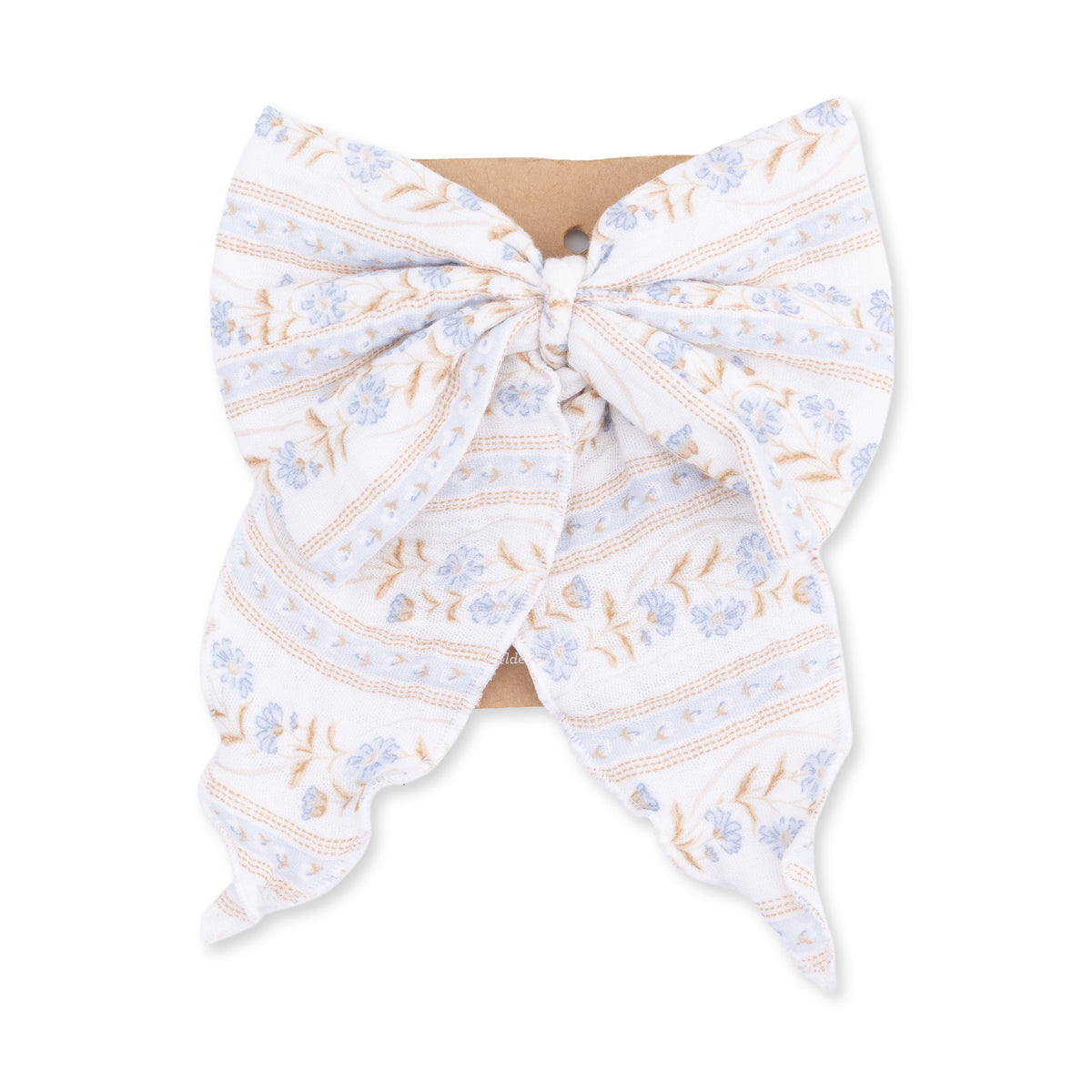 Large Bow Hair Accessory - Catarina Floral by Angel Dear
