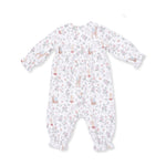 Enchanted Woodland - Smocked Long Sleeve Romper by Angel Dear