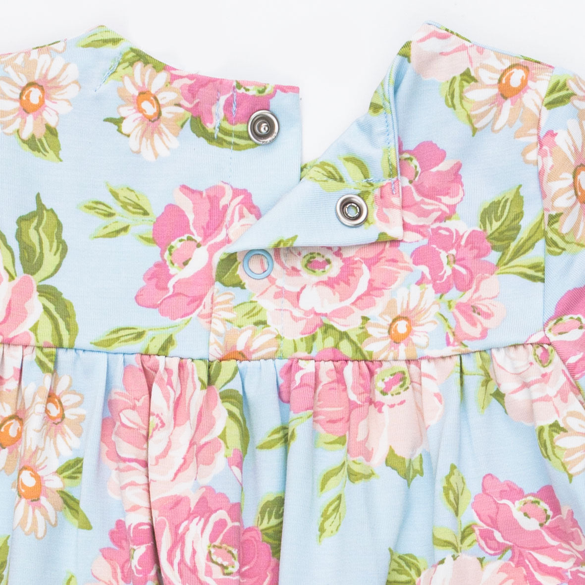 Viscose from Bamboo Smocked Romper - Angeline Floral by Angel Dear (view 4 of 5)