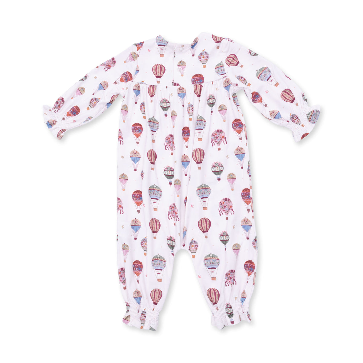 Hot Air Balloon - Smocked Long Sleeve Romper by Angel Dear