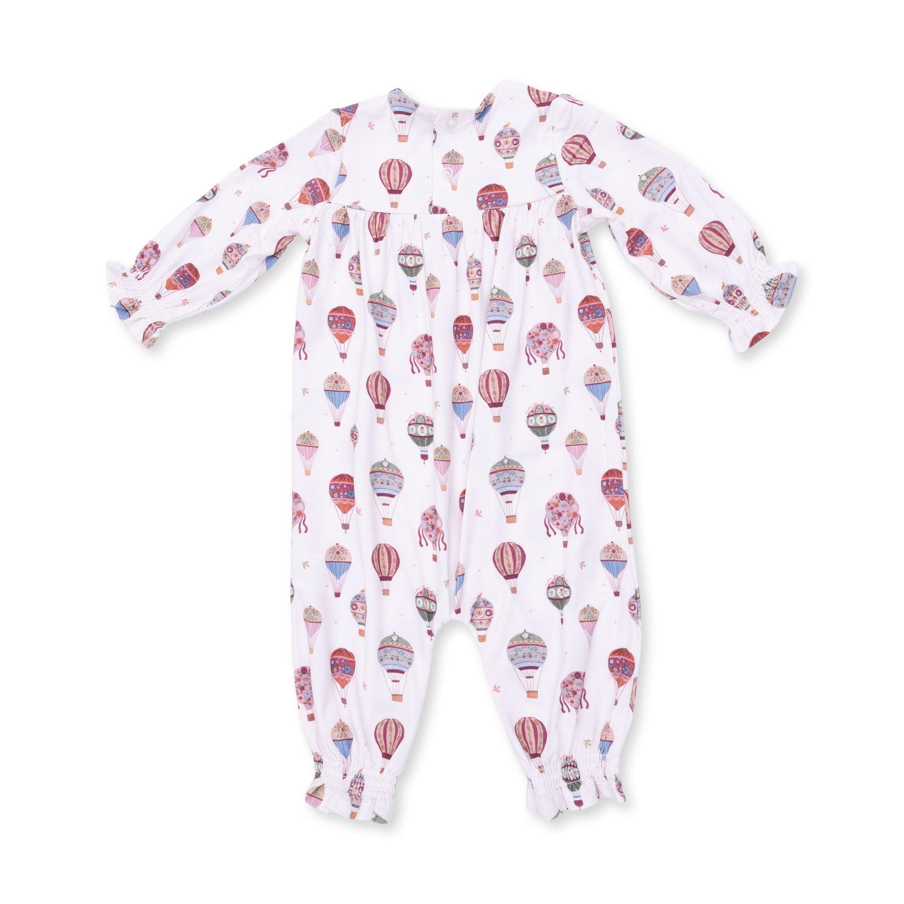 Hot Air Balloon - Smocked Long Sleeve Romper by Angel Dear