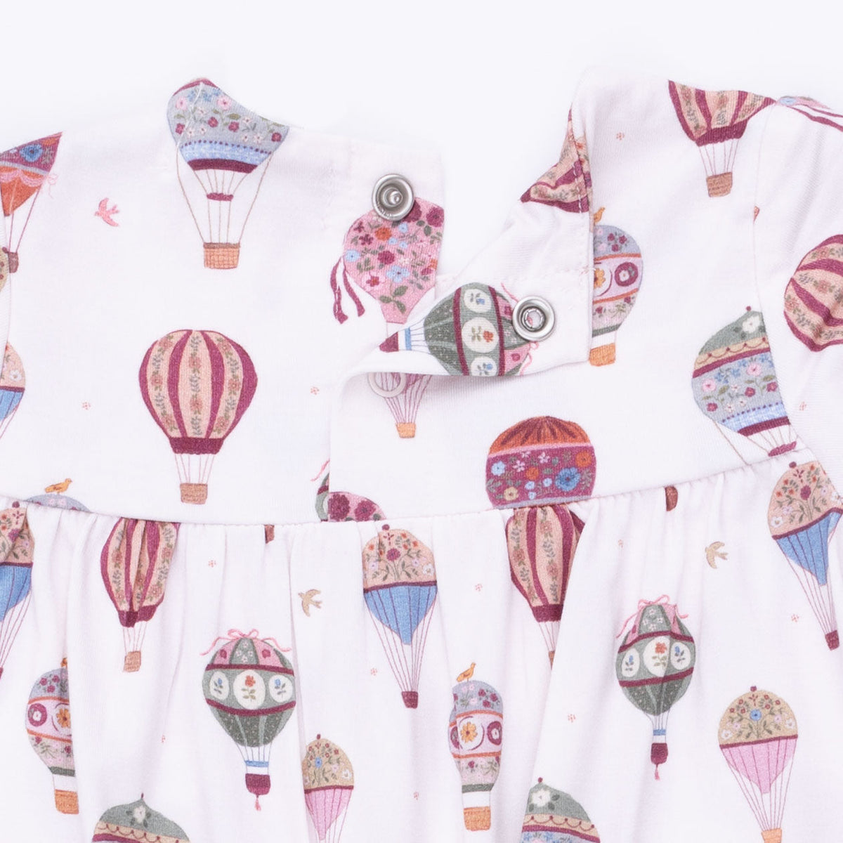 Hot Air Balloon - Smocked Long Sleeve Romper by Angel Dear