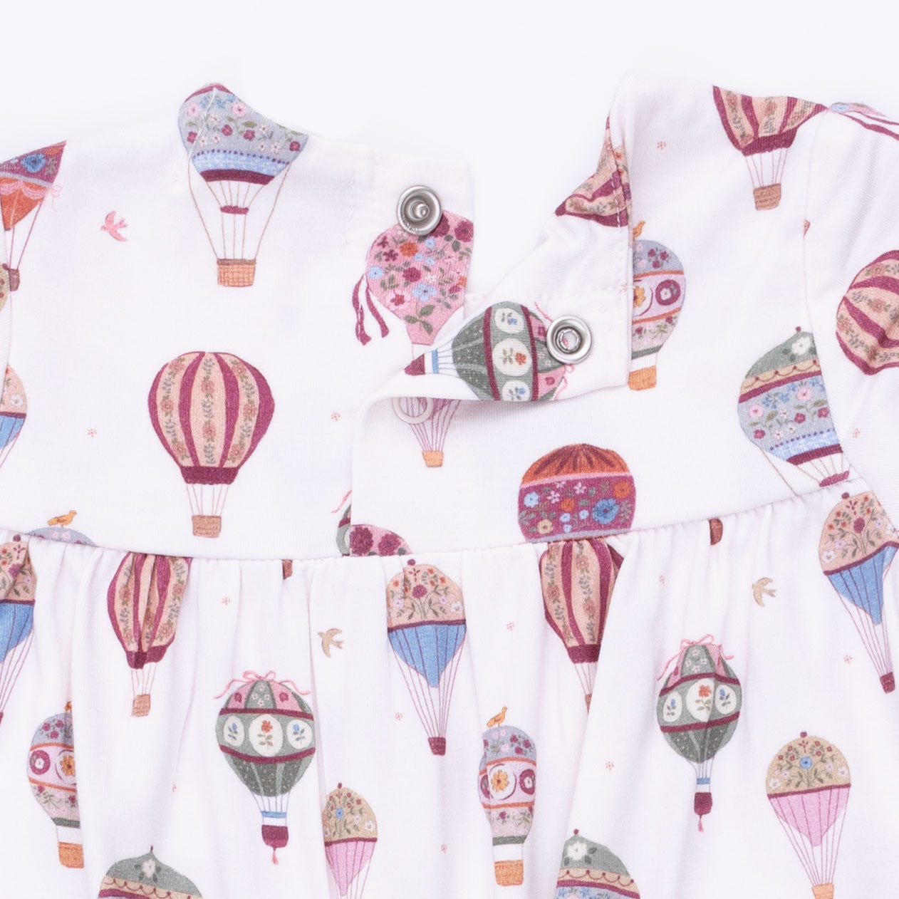 Hot Air Balloon - Smocked Long Sleeve Romper by Angel Dear