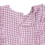 Berry Gingham - Long Sleeve Ruffle Dress and Legging by Angel Dear