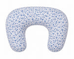 Blue Floral Ruffle Nursing Pillow Cover by Little Mae & Co