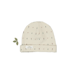 Printed baby hat in Abby pink