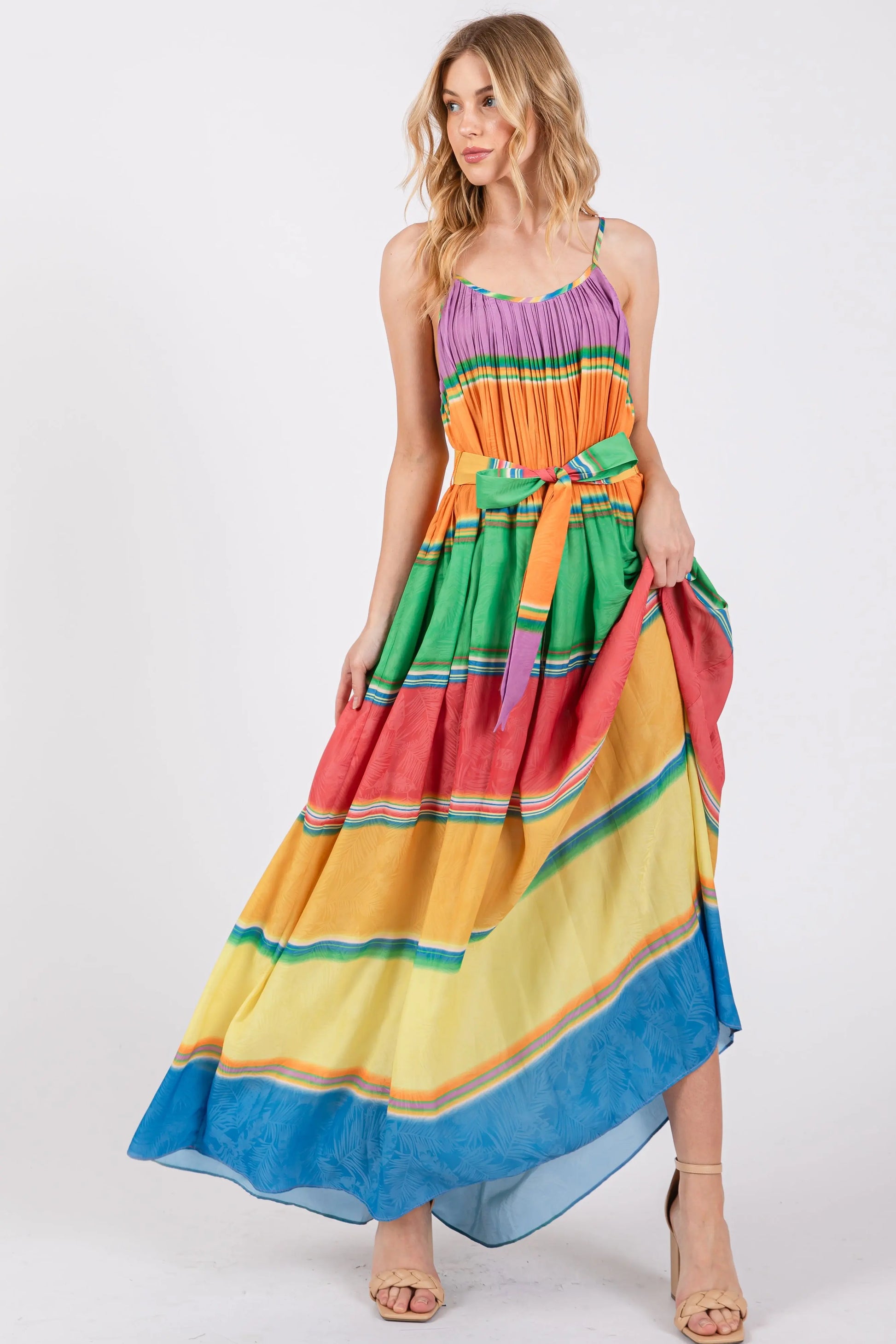 PinkBlush Chic Adjustable Strap Maternity Dress in Multi Color for Expecting Moms - Apparel & Accessories > Clothing > Dresses