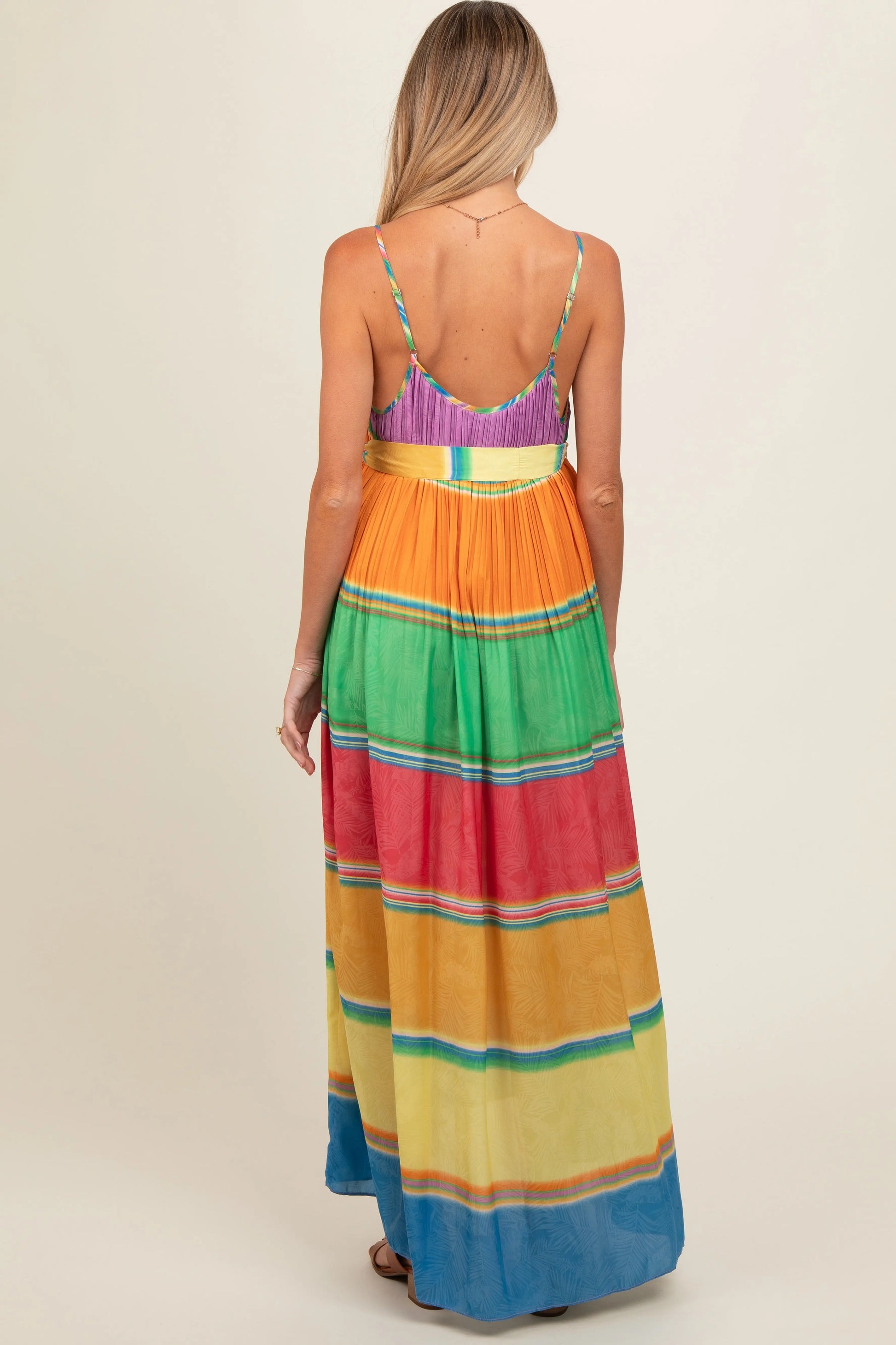 PinkBlush Chic Adjustable Strap Maternity Dress in Multi Color for Expecting Moms - Apparel & Accessories > Clothing > Dresses