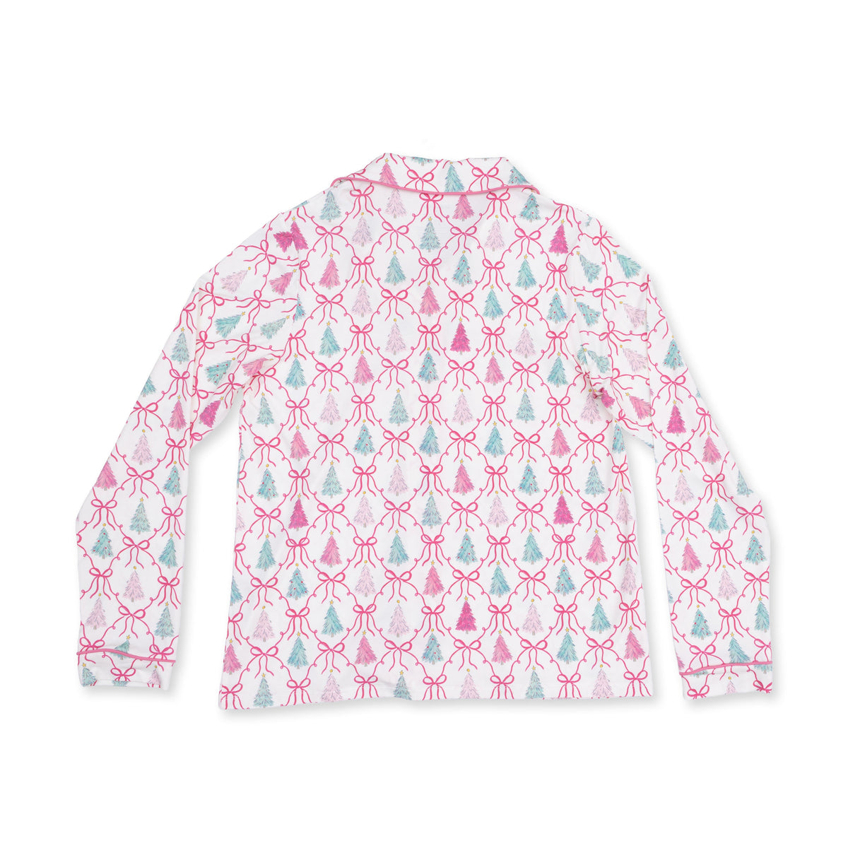 Bow Trellis Tree - Adult Long Sleeve Coat Style with Pants by Angel Dear