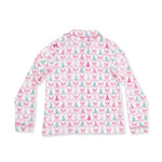 Bow Trellis Tree - Adult Long Sleeve Coat Style with Pants by Angel Dear