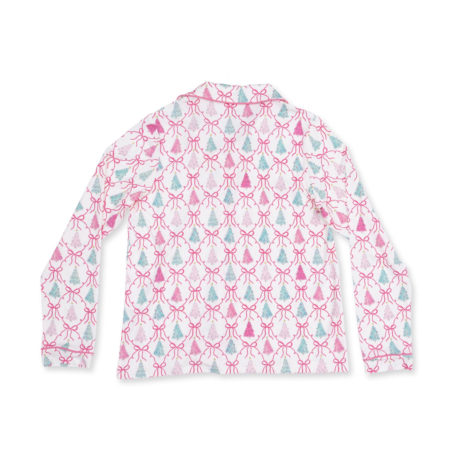 Bow Trellis Tree - Adult Long Sleeve Coat Style with Pants