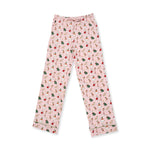 Christmas Dogs Pink - Adult Long Sleeve Coat Style and Pant with Pockets by Angel Dear