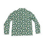 Christmas Dogs Uni - Adult Long Sleeve Coat Style and Pant with Pockets by Angel Dear