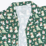 Christmas Dogs Uni - Adult Long Sleeve Coat Style and Pant with Pockets by Angel Dear