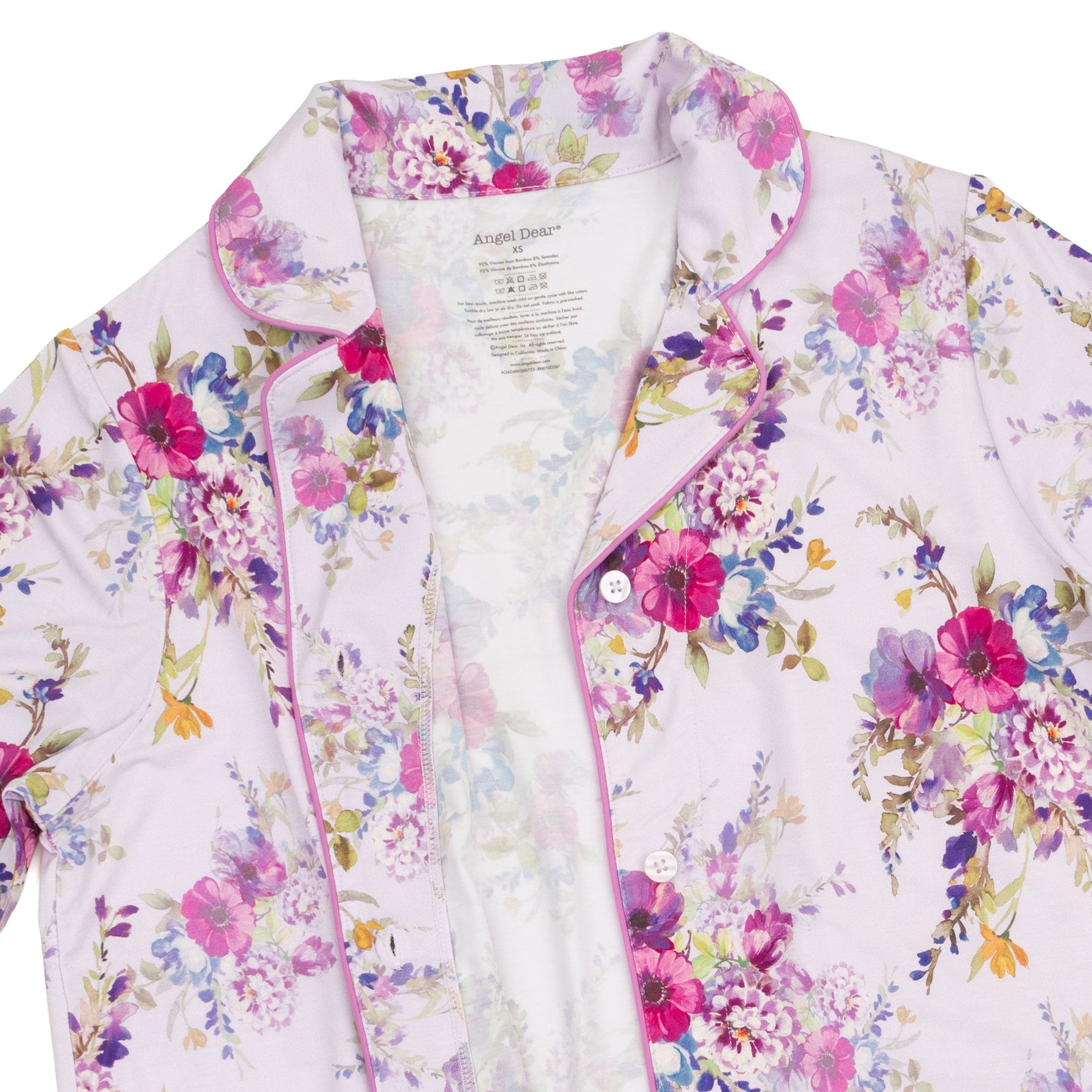 Dahlia Floral Long Sleeve Loungewear Set by Angel Dear (view 5 of 7)