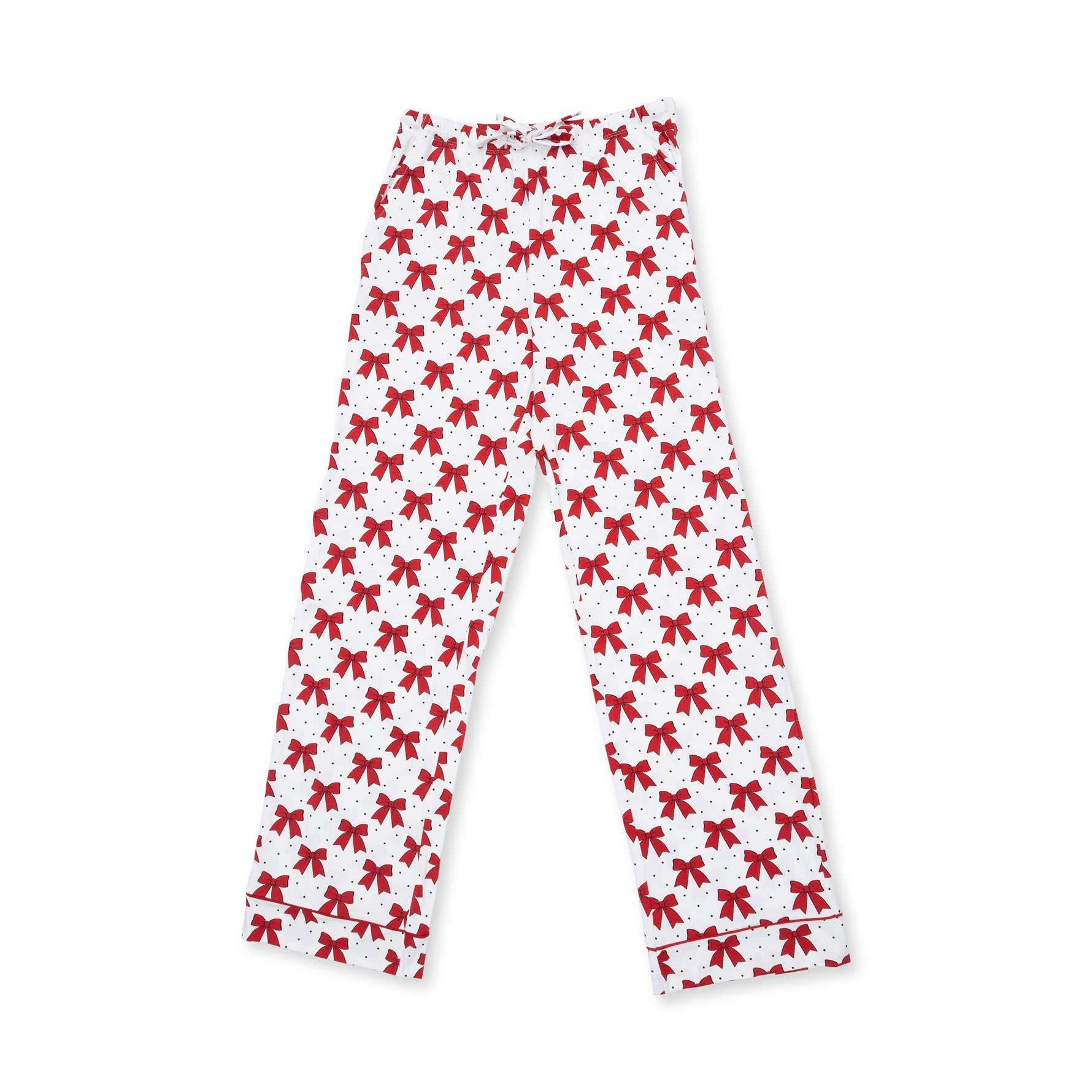 Festive Bows - Adult Long Sleeve Coat Style with Pants by Angel Dear